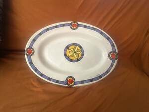 Seattle Fish & Crab Platter by Ursula Dodge Signature Oval Serving Dish